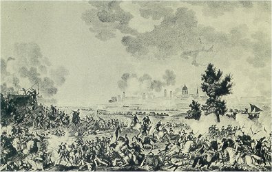 la battaglia di San Giorgio in una famosa stampa del Vernet